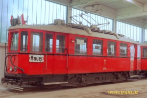 ... und nach der Rekonstruktion (1976) durch das Wiener Tramwaymuseum (29.5.1976) in Speising.